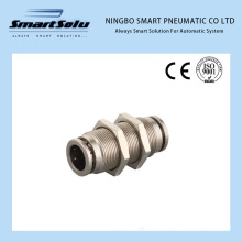 Ningbo Smart Mpm Nickle Plated Brass Quick Push in Pneumatic Fitting